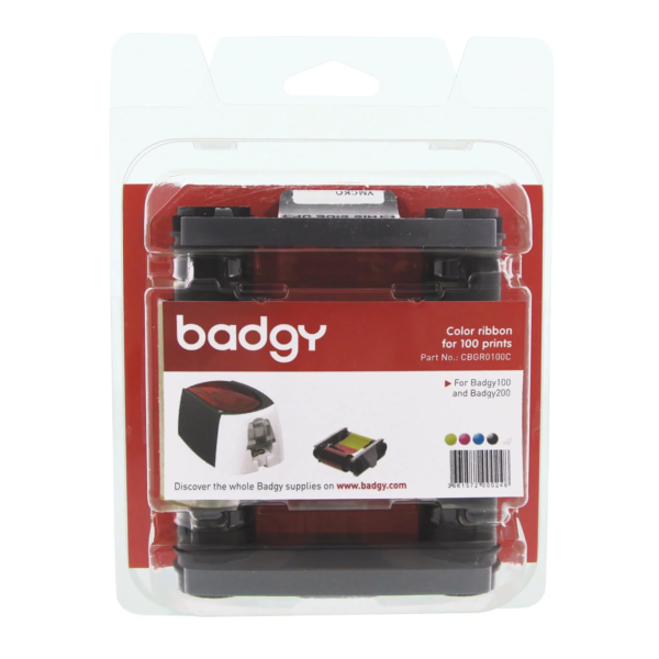 Evolis Färgband Badgy YMCKO till 100 kort